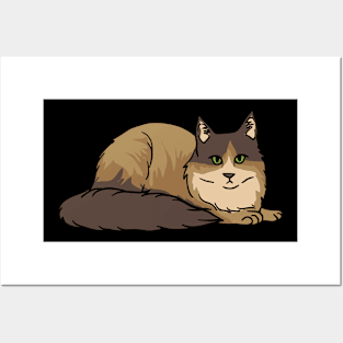 A lazy Cat Posters and Art